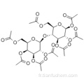 bD-Glucopyranose, 4-O- (2,3,4,6-tétra-O-acétyl-bD-galactopyranosyl) -, 1,2,3,6-tétraacétate CAS 6291-42-5